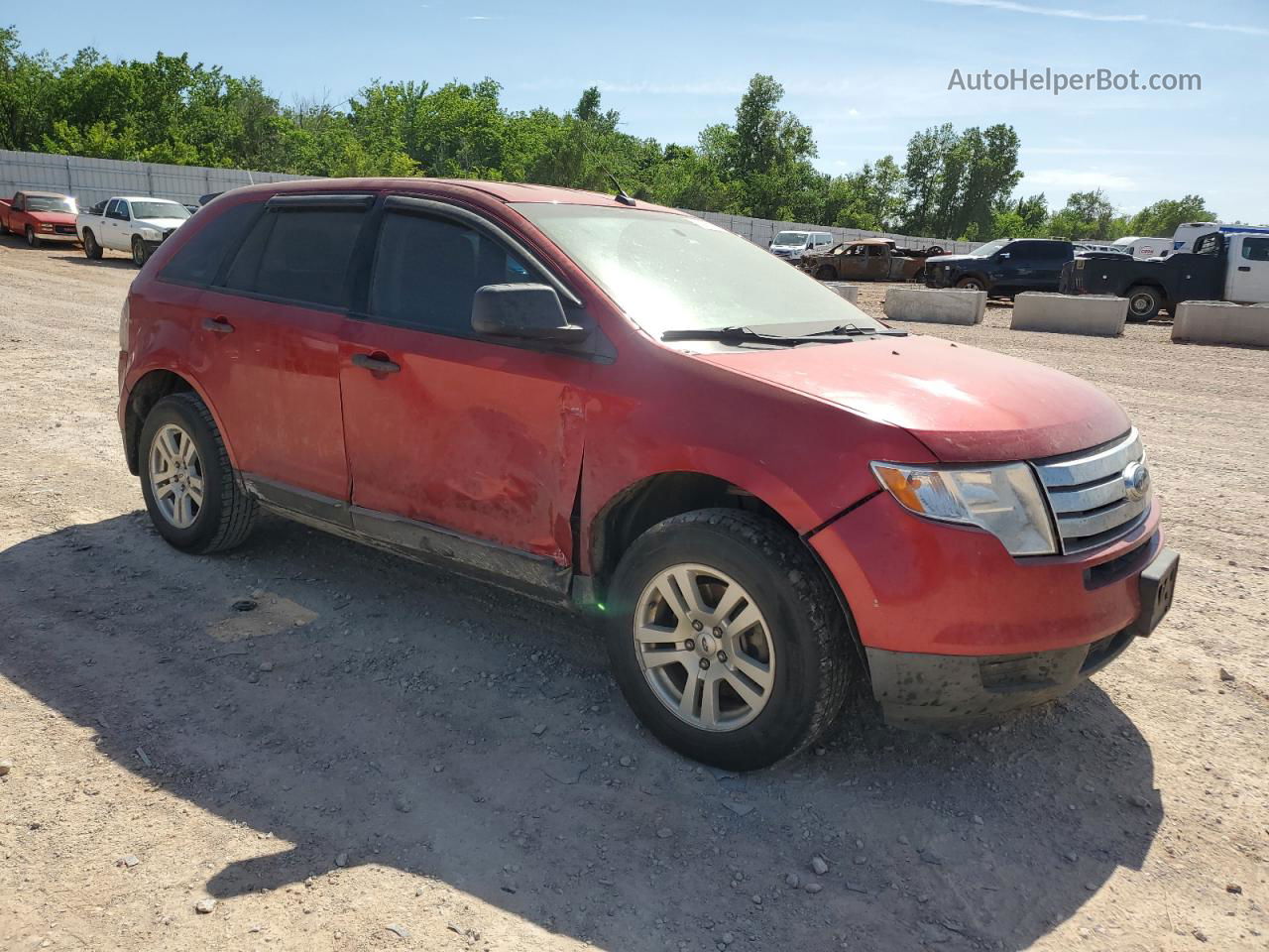 2010 Ford Edge Se Red vin: 2FMDK3GC8ABB12859