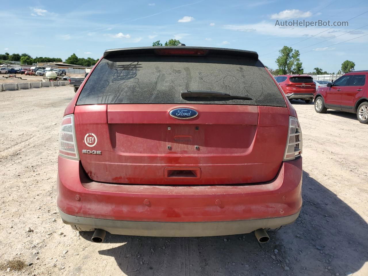 2010 Ford Edge Se Red vin: 2FMDK3GC8ABB12859