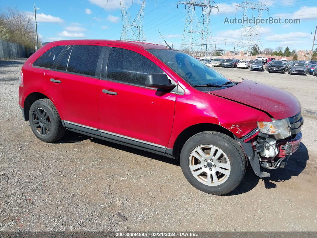 2010 Ford Edge Se Red vin: 2FMDK3GC8ABB67604