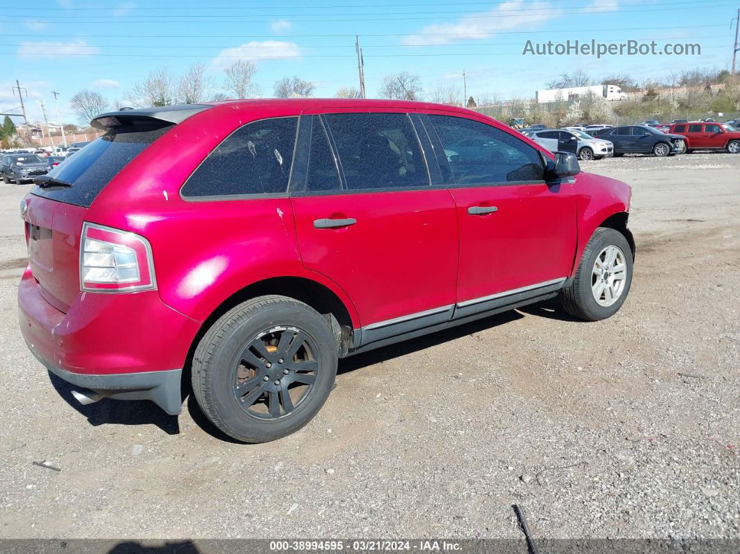 2010 Ford Edge Se Red vin: 2FMDK3GC8ABB67604