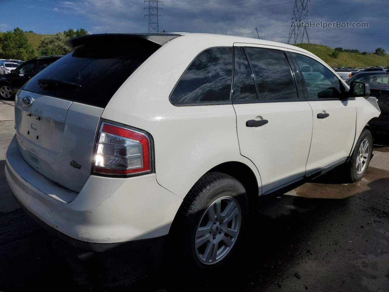 2010 Ford Edge Se White vin: 2FMDK3GC8ABB74083