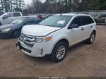 2014 Ford Edge Se White vin: 2FMDK3GC8EBA24691