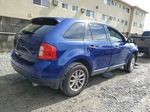 2014 Ford Edge Se Синий vin: 2FMDK3GC8EBB19512