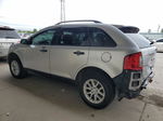 2014 Ford Edge Se Silver vin: 2FMDK3GC8EBB61789