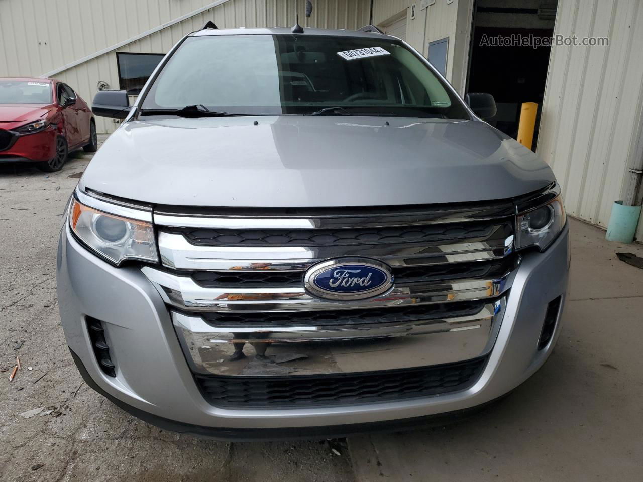 2014 Ford Edge Se Silver vin: 2FMDK3GC8EBB61789