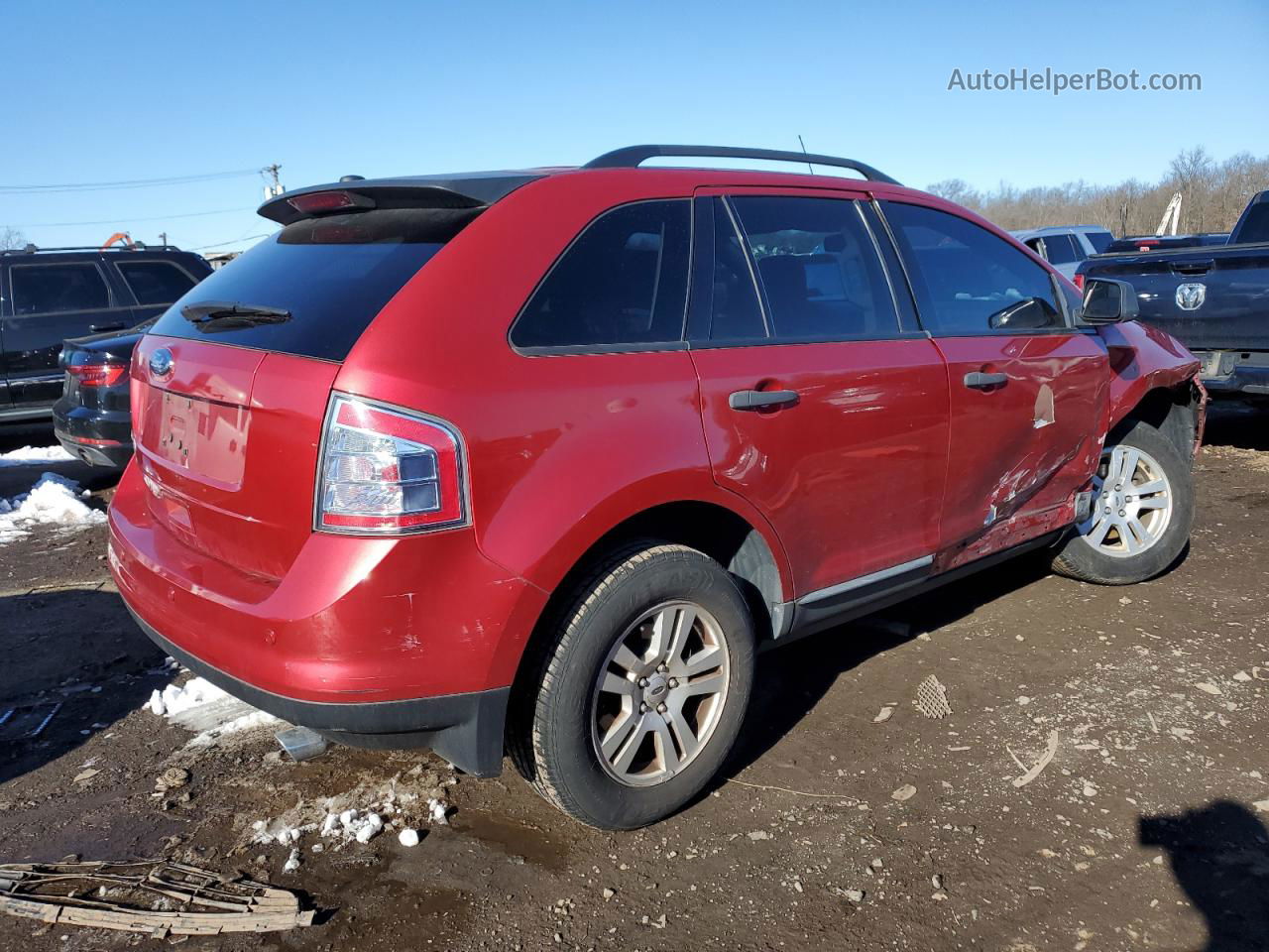 2010 Ford Edge Se Red vin: 2FMDK3GC9ABA13323