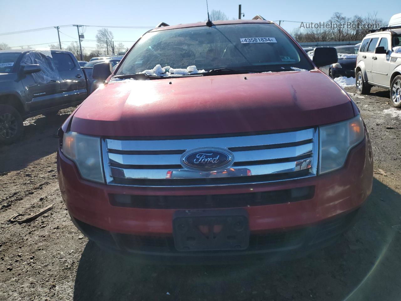 2010 Ford Edge Se Red vin: 2FMDK3GC9ABA13323