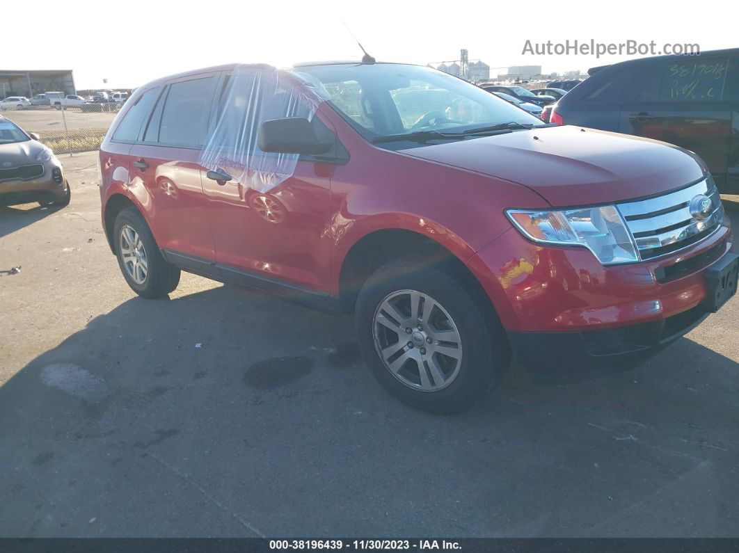 2010 Ford Edge Se Red vin: 2FMDK3GC9ABA83825