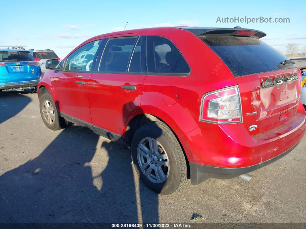 2010 Ford Edge Se Red vin: 2FMDK3GC9ABA83825