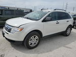 2010 Ford Edge Se White vin: 2FMDK3GC9ABB40282