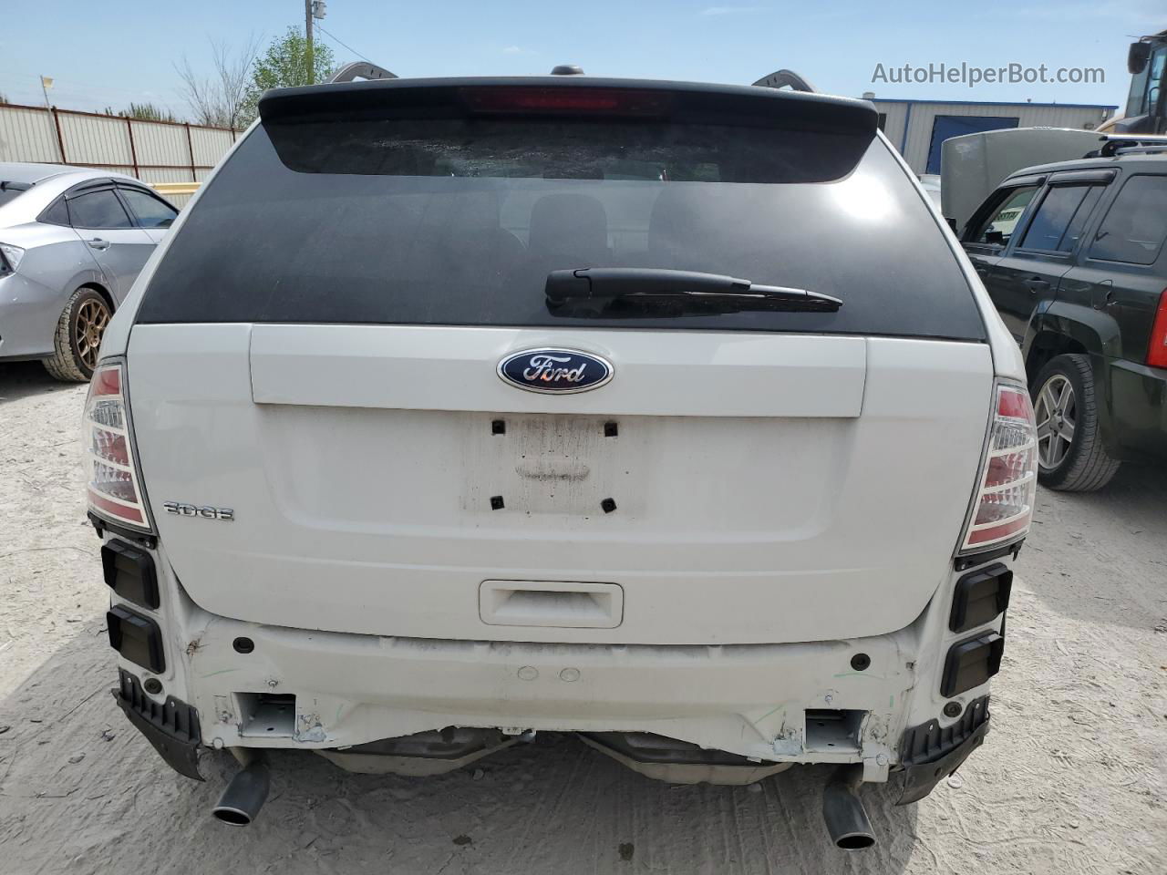 2010 Ford Edge Se Белый vin: 2FMDK3GC9ABB40282