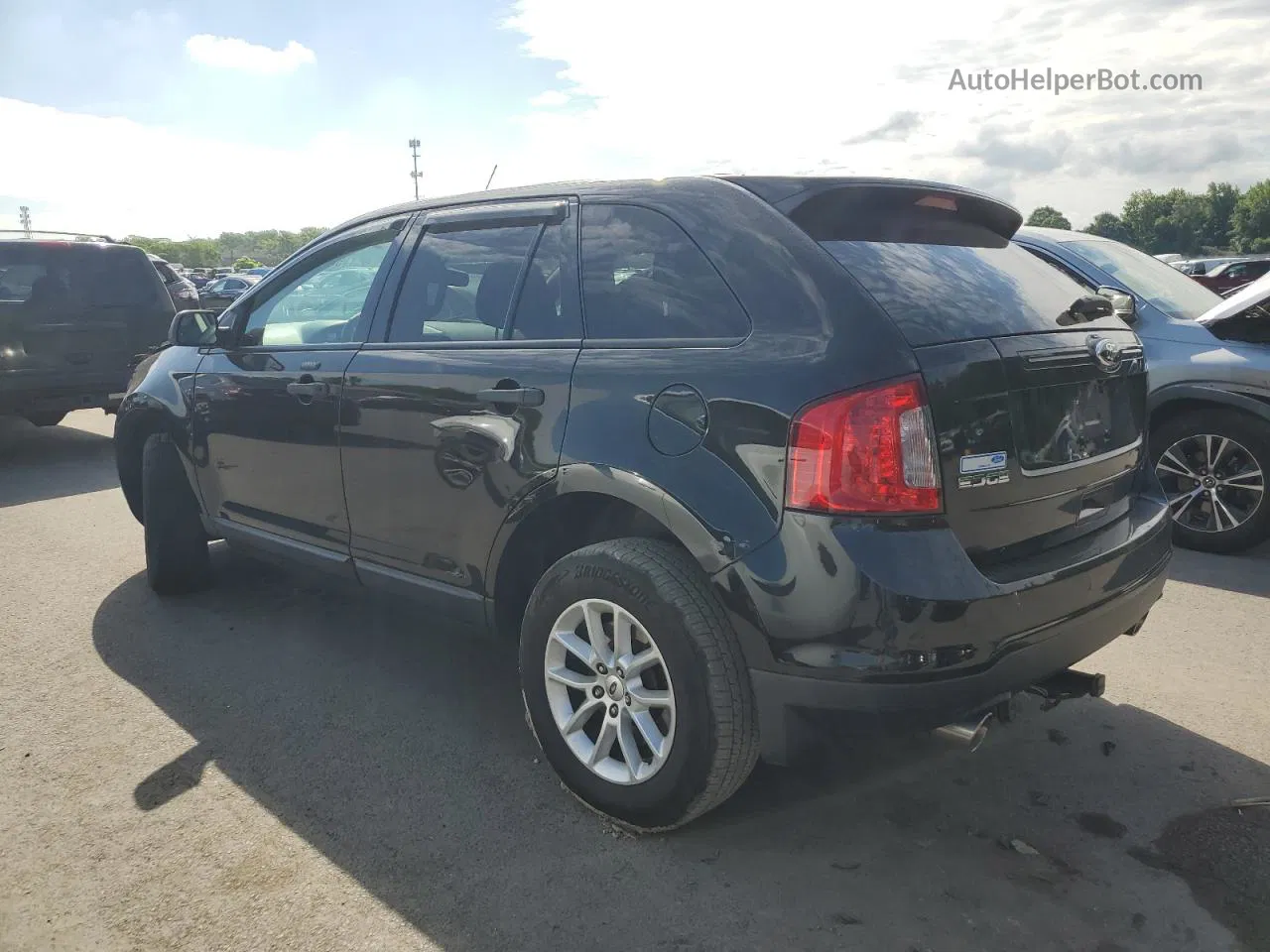 2014 Ford Edge Se Black vin: 2FMDK3GC9EBB06042