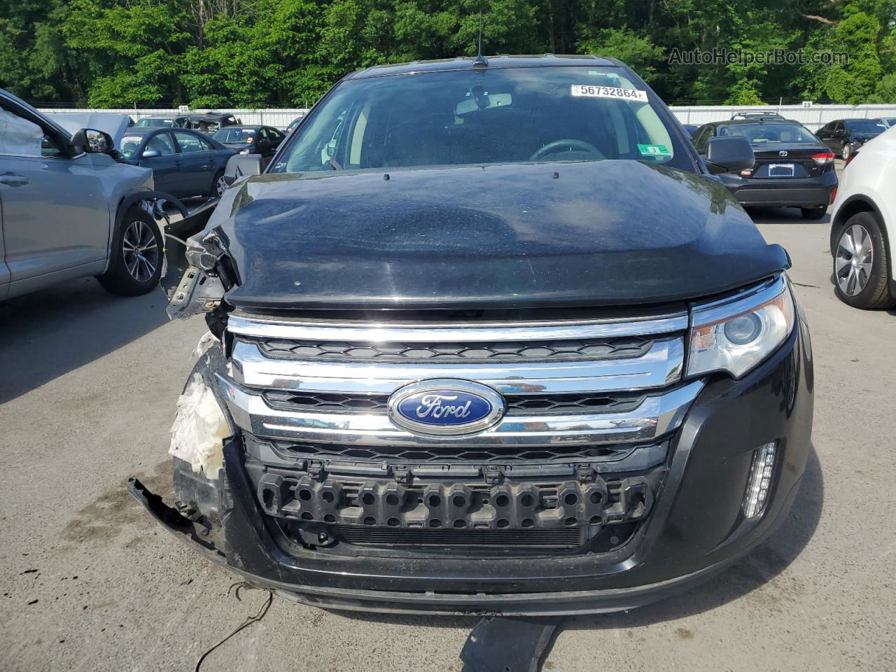 2014 Ford Edge Se Black vin: 2FMDK3GC9EBB06042