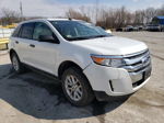 2014 Ford Edge Se White vin: 2FMDK3GC9EBB18045