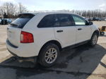 2014 Ford Edge Se White vin: 2FMDK3GC9EBB18045