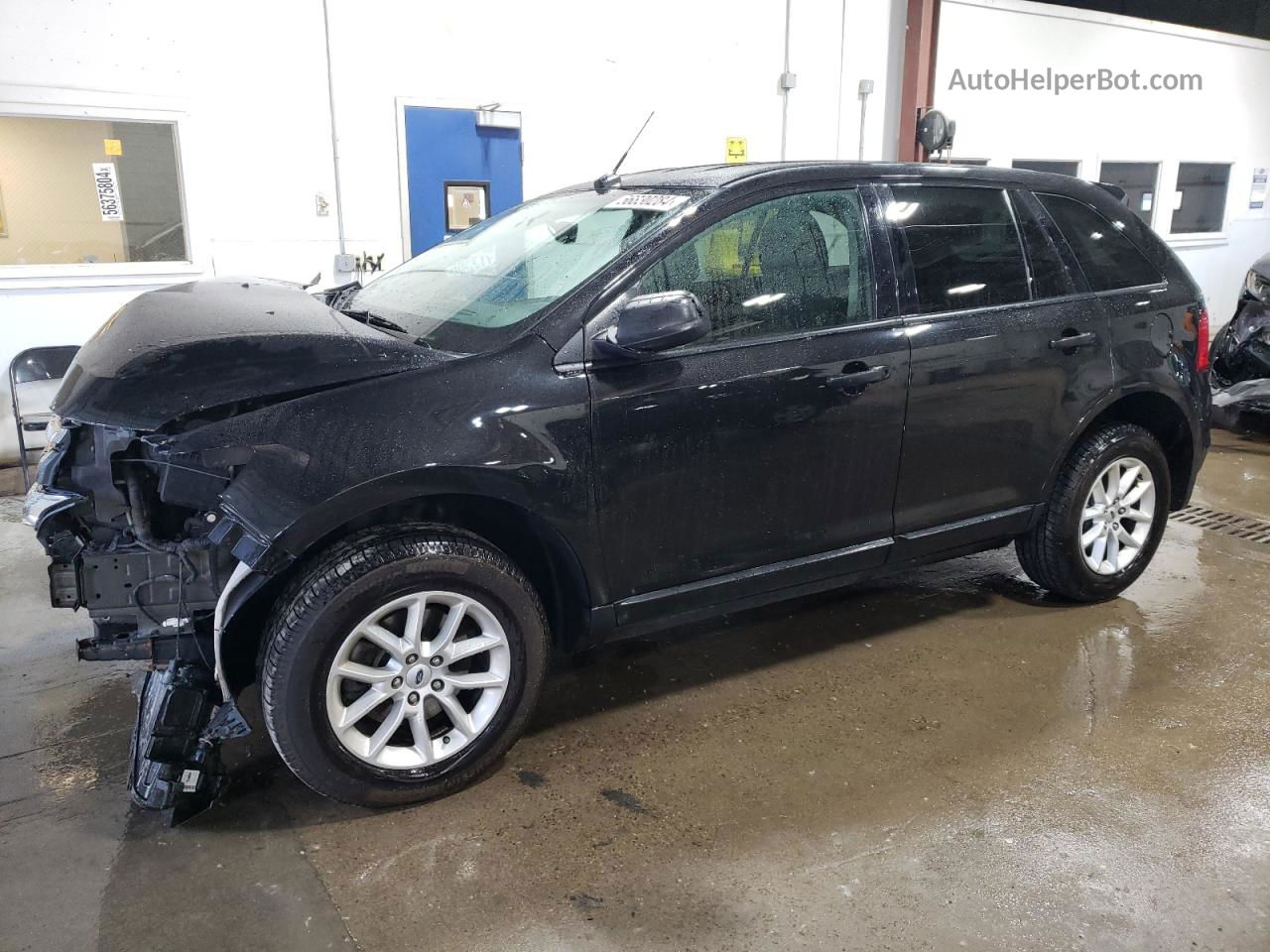 2014 Ford Edge Se Black vin: 2FMDK3GC9EBB19602