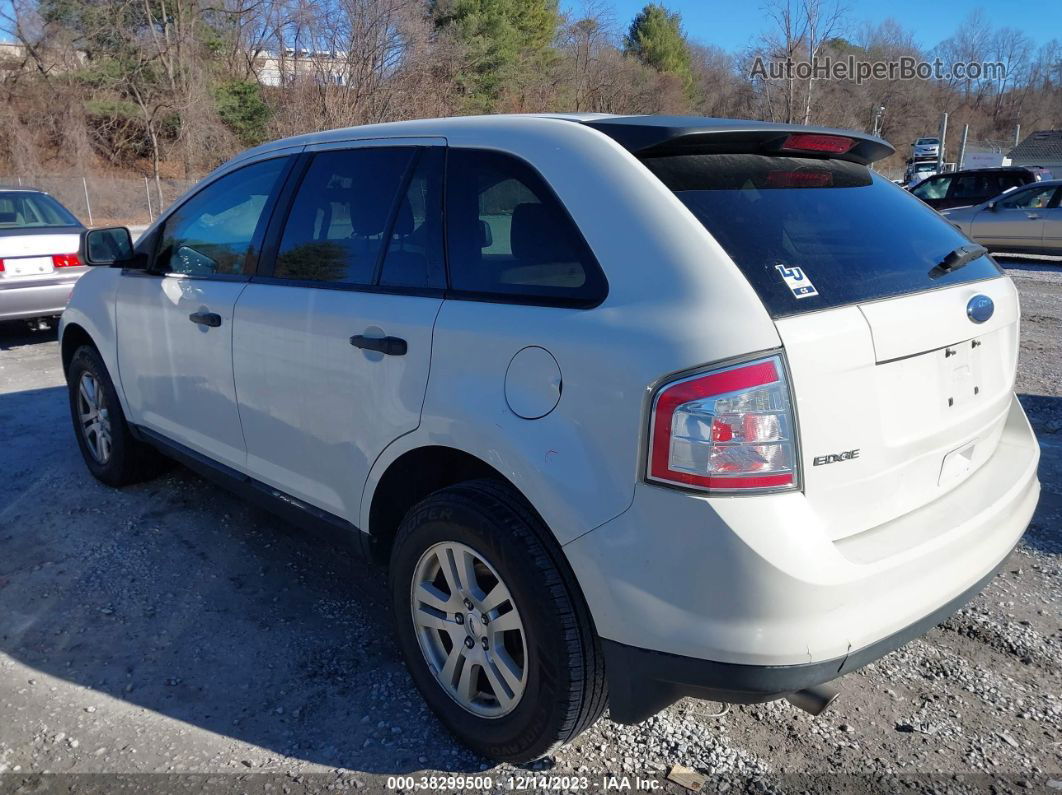 2010 Ford Edge Se White vin: 2FMDK3GCXABA05974