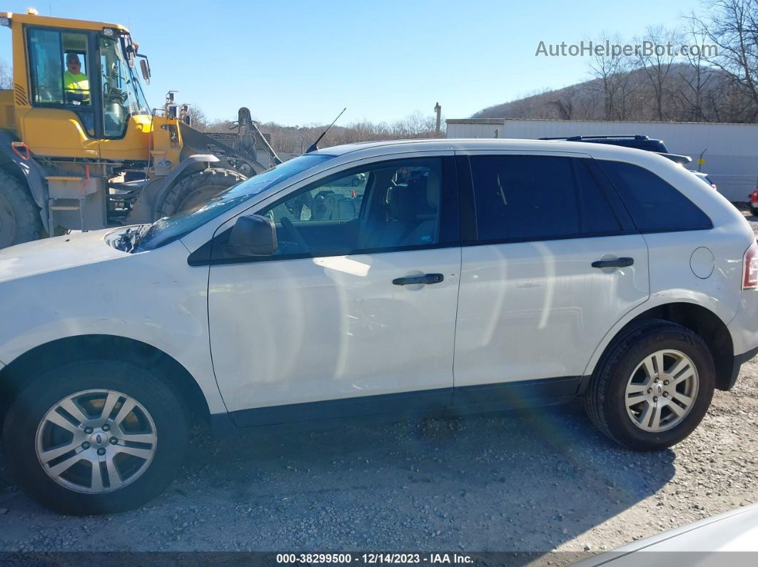 2010 Ford Edge Se White vin: 2FMDK3GCXABA05974