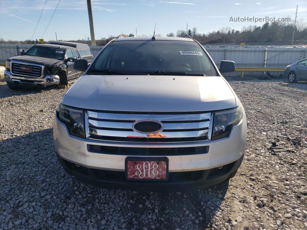 2010 Ford Edge Se Серебряный vin: 2FMDK3GCXABB26035