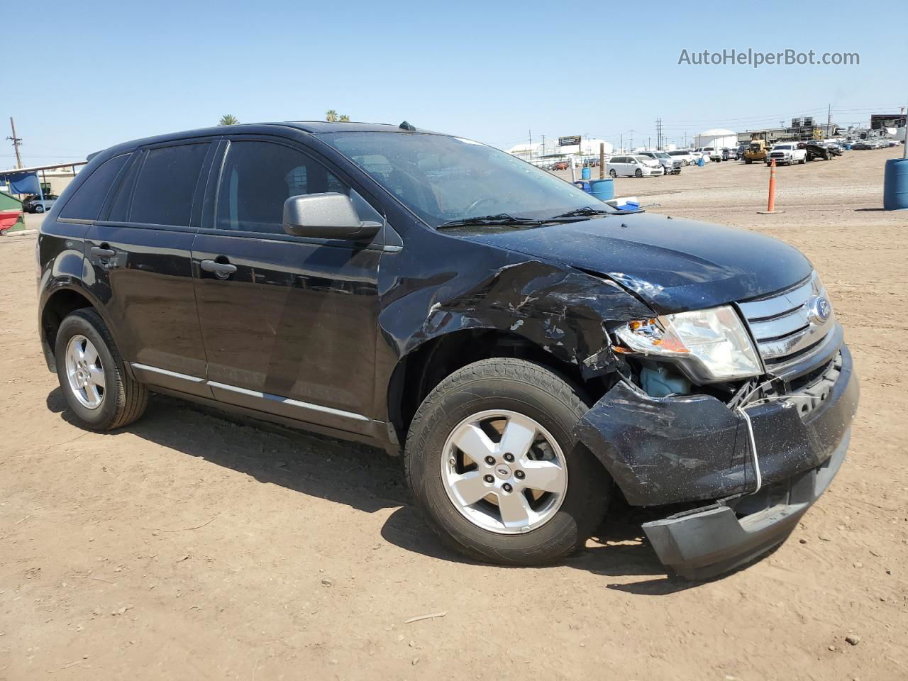 2010 Ford Edge Se Black vin: 2FMDK3GCXABB75154