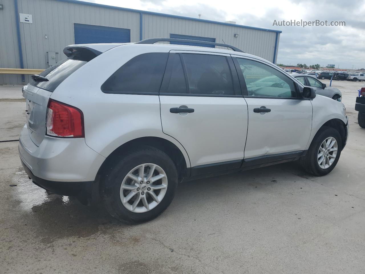 2014 Ford Edge Se Silver vin: 2FMDK3GCXEBA30122