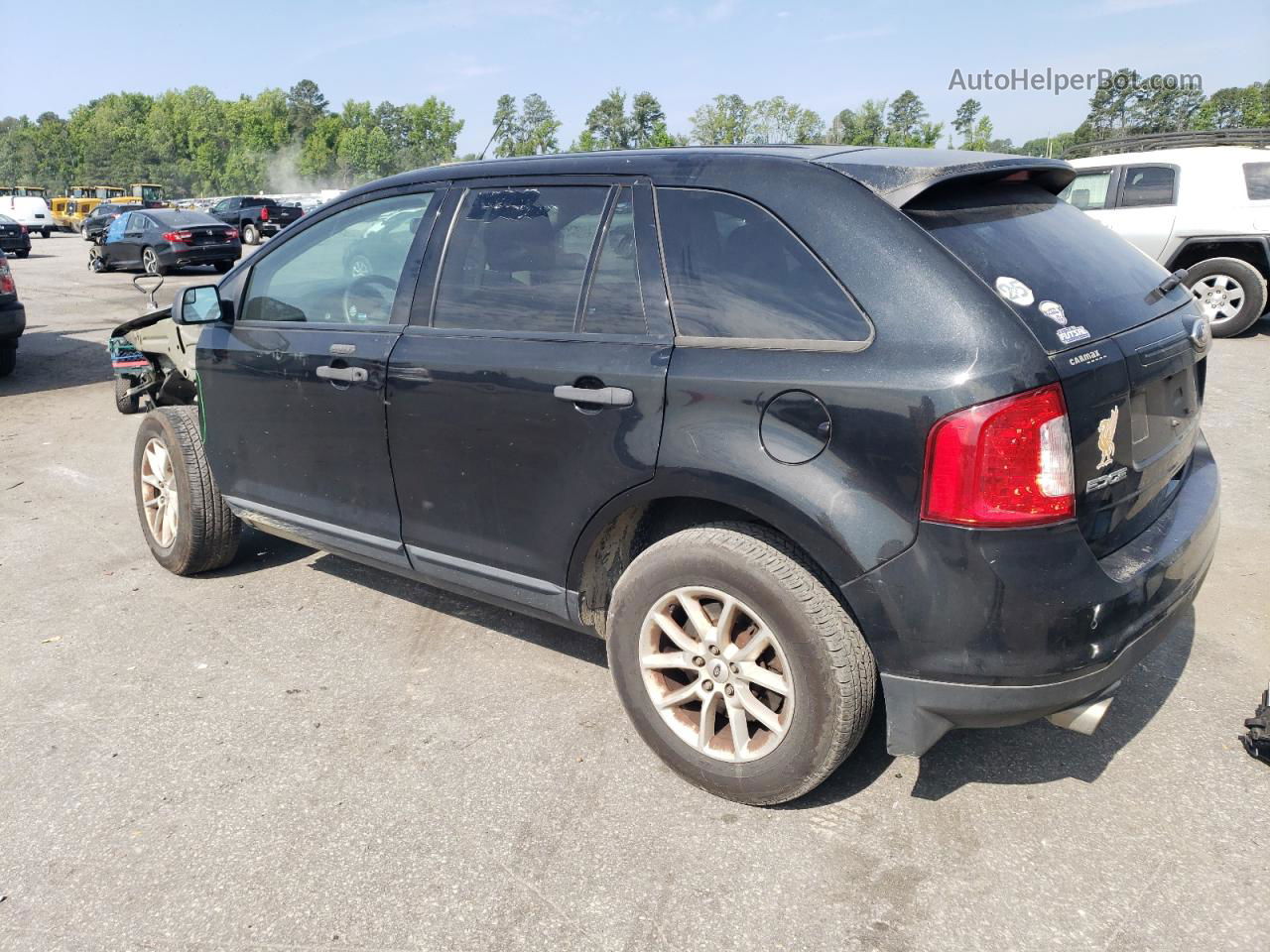 2014 Ford Edge Se Black vin: 2FMDK3GCXEBA61189