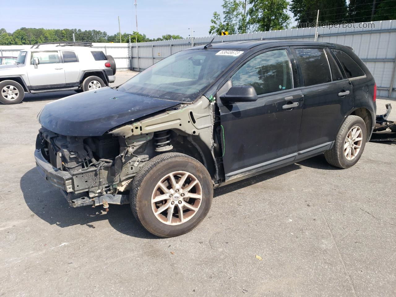 2014 Ford Edge Se Black vin: 2FMDK3GCXEBA61189