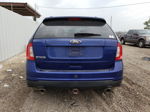 2014 Ford Edge Se Blue vin: 2FMDK3GCXEBA90224