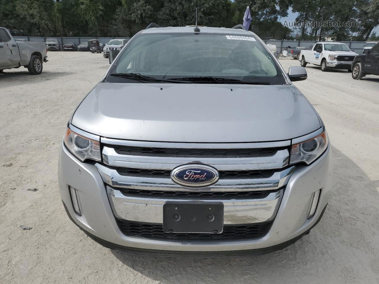 2014 Ford Edge Sel Серебряный vin: 2FMDK3J96EBB44941