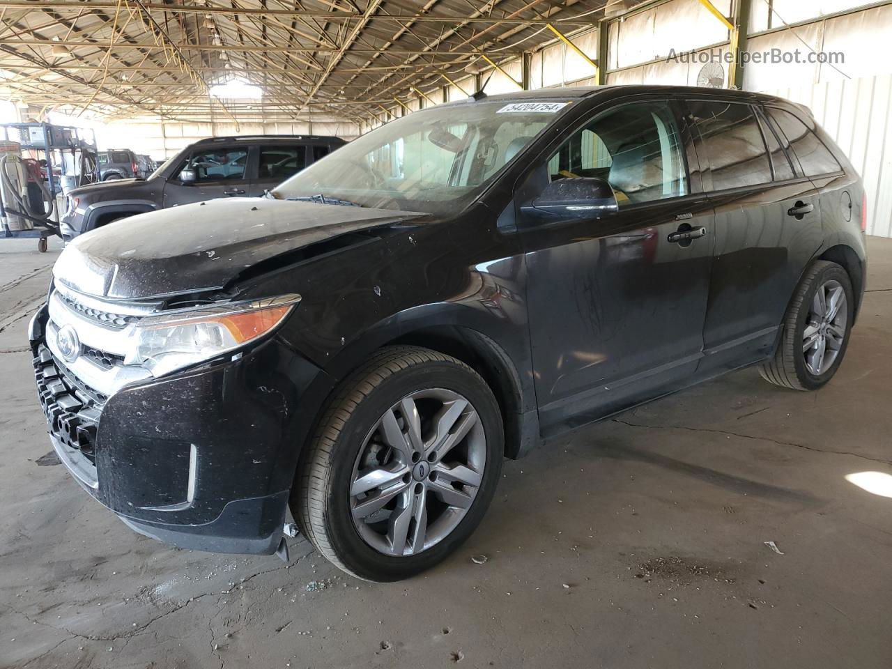 2014 Ford Edge Sel Black vin: 2FMDK3J99EBA10926