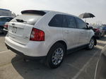 2014 Ford Edge Sel White vin: 2FMDK3J9XEBB55988