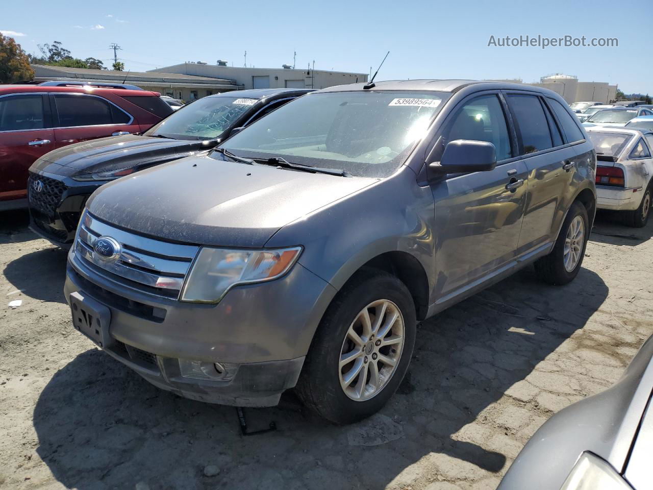 2010 Ford Edge Sel Серый vin: 2FMDK3JC0ABA35963