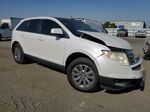 2010 Ford Edge Sel White vin: 2FMDK3JC0ABB08863