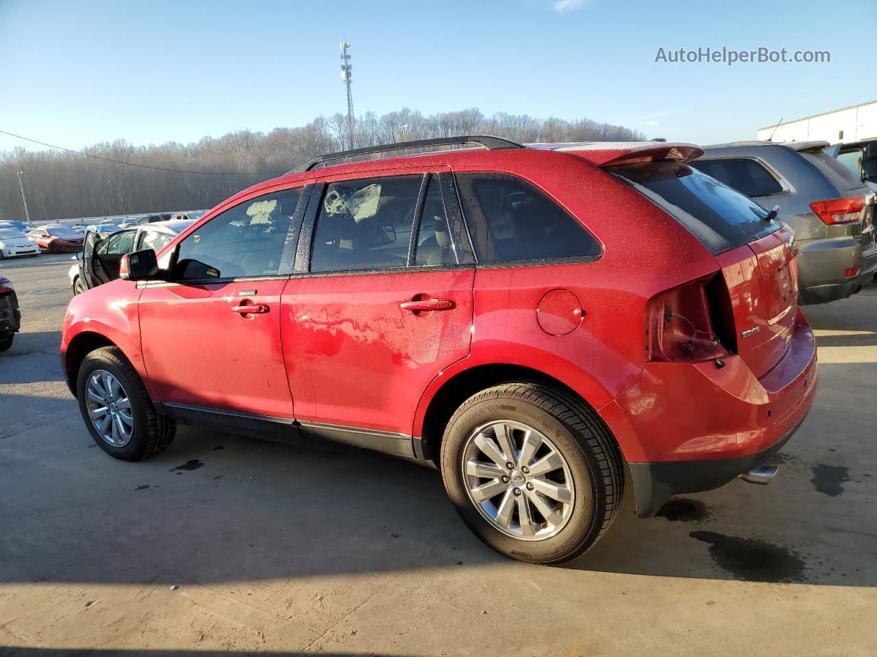 2010 Ford Edge Sel Red vin: 2FMDK3JC0ABB76242