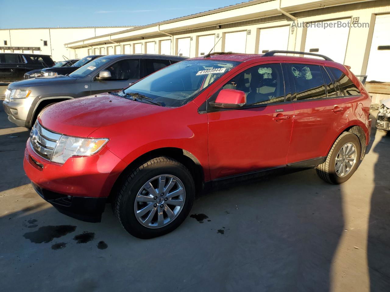 2010 Ford Edge Sel Red vin: 2FMDK3JC0ABB76242