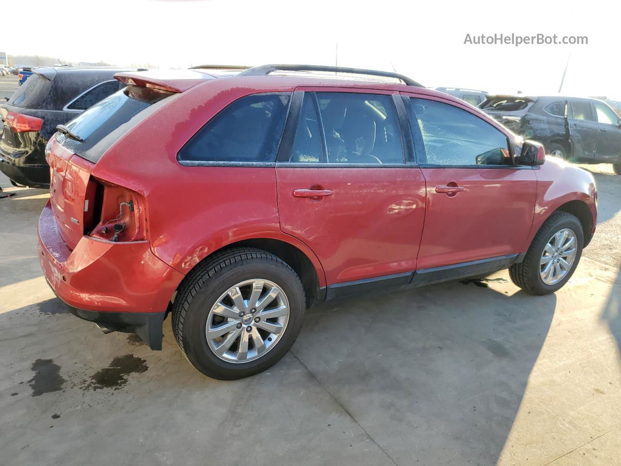 2010 Ford Edge Sel Red vin: 2FMDK3JC0ABB76242