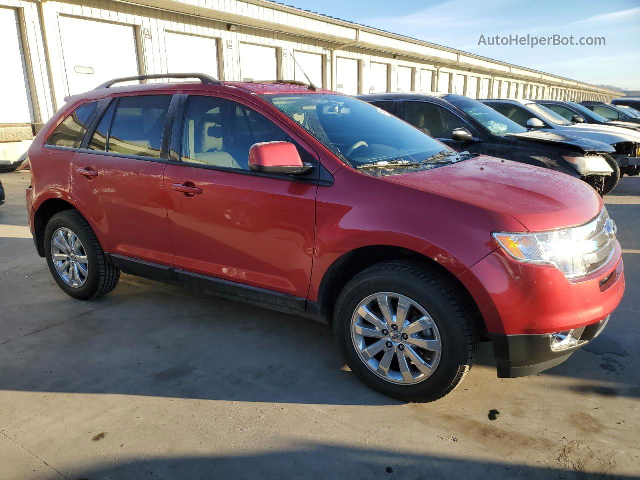 2010 Ford Edge Sel Red vin: 2FMDK3JC0ABB76242