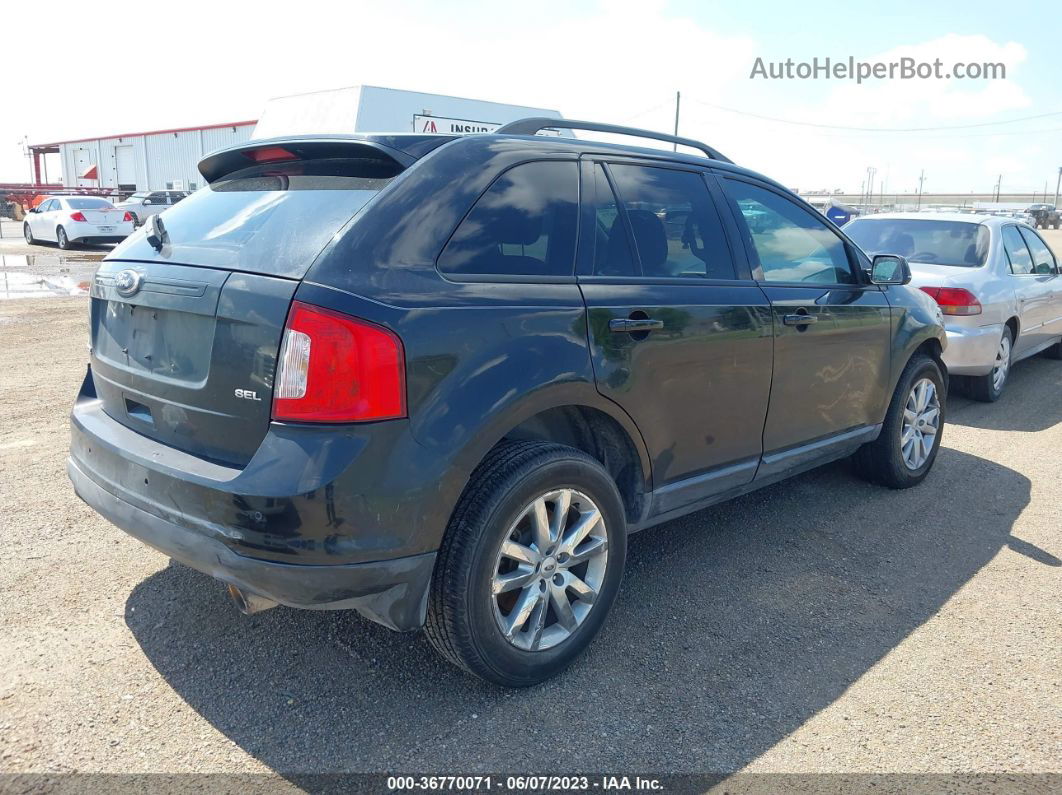 2014 Ford Edge Sel Черный vin: 2FMDK3JC0EBB24163