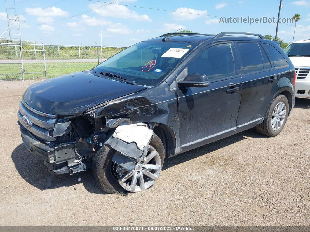 2014 Ford Edge Sel Черный vin: 2FMDK3JC0EBB24163