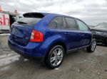 2014 Ford Edge Sel Blue vin: 2FMDK3JC0EBB36054