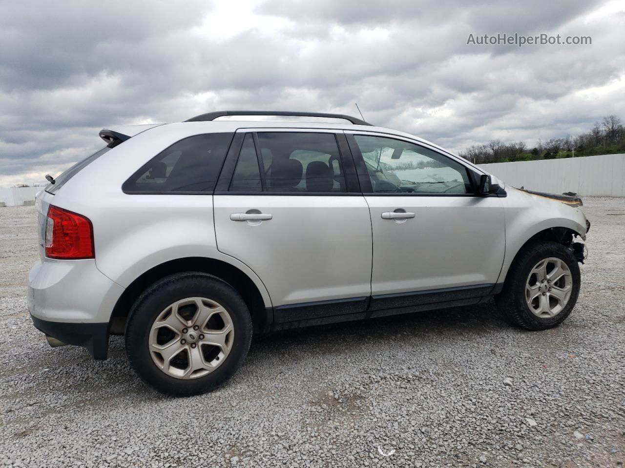 2014 Ford Edge Sel Silver vin: 2FMDK3JC0EBB60841