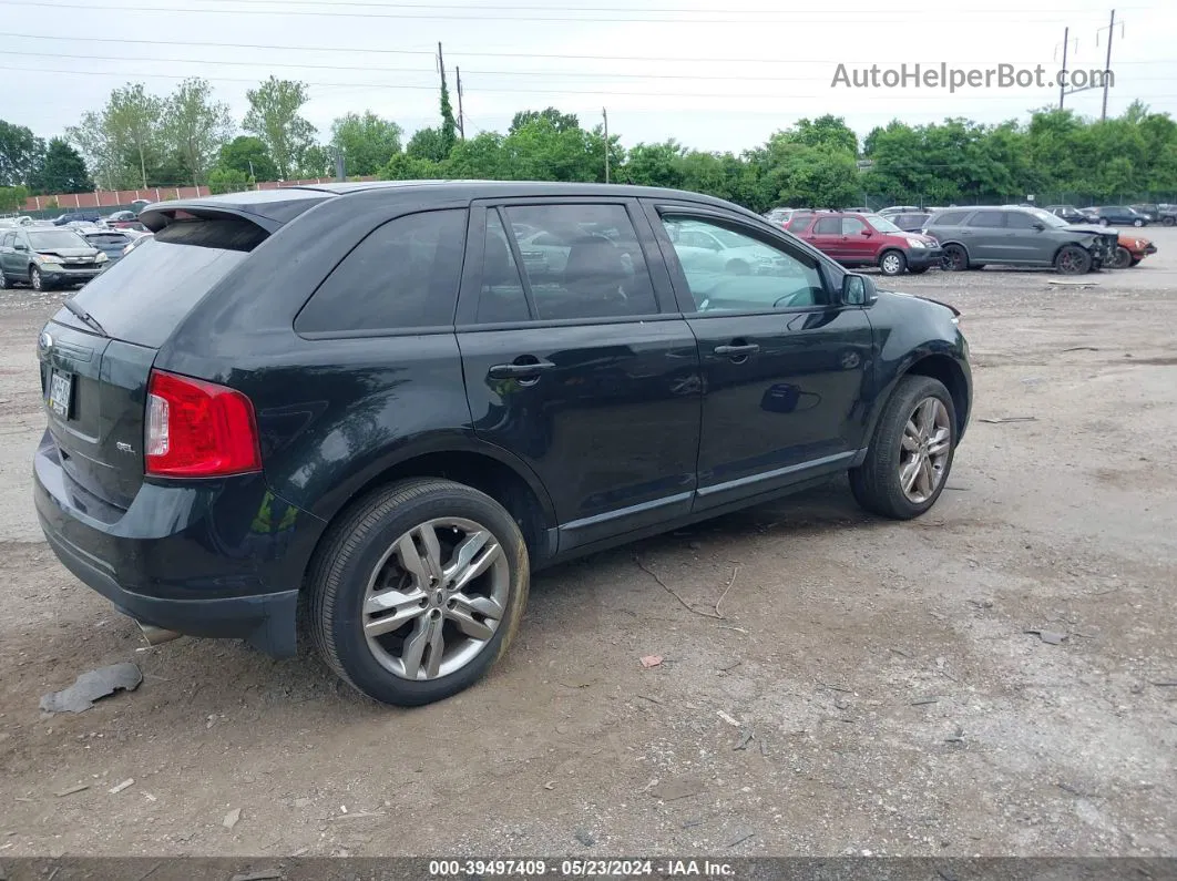 2014 Ford Edge Sel Black vin: 2FMDK3JC1EBA01455