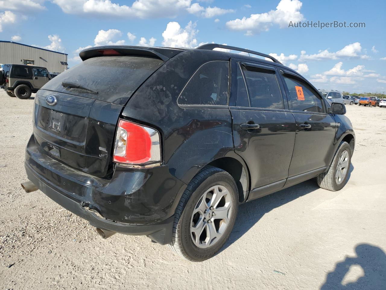 2014 Ford Edge Sel Угольный vin: 2FMDK3JC1EBA05103