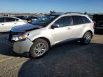 2014 Ford Edge Sel Silver vin: 2FMDK3JC1EBA18756