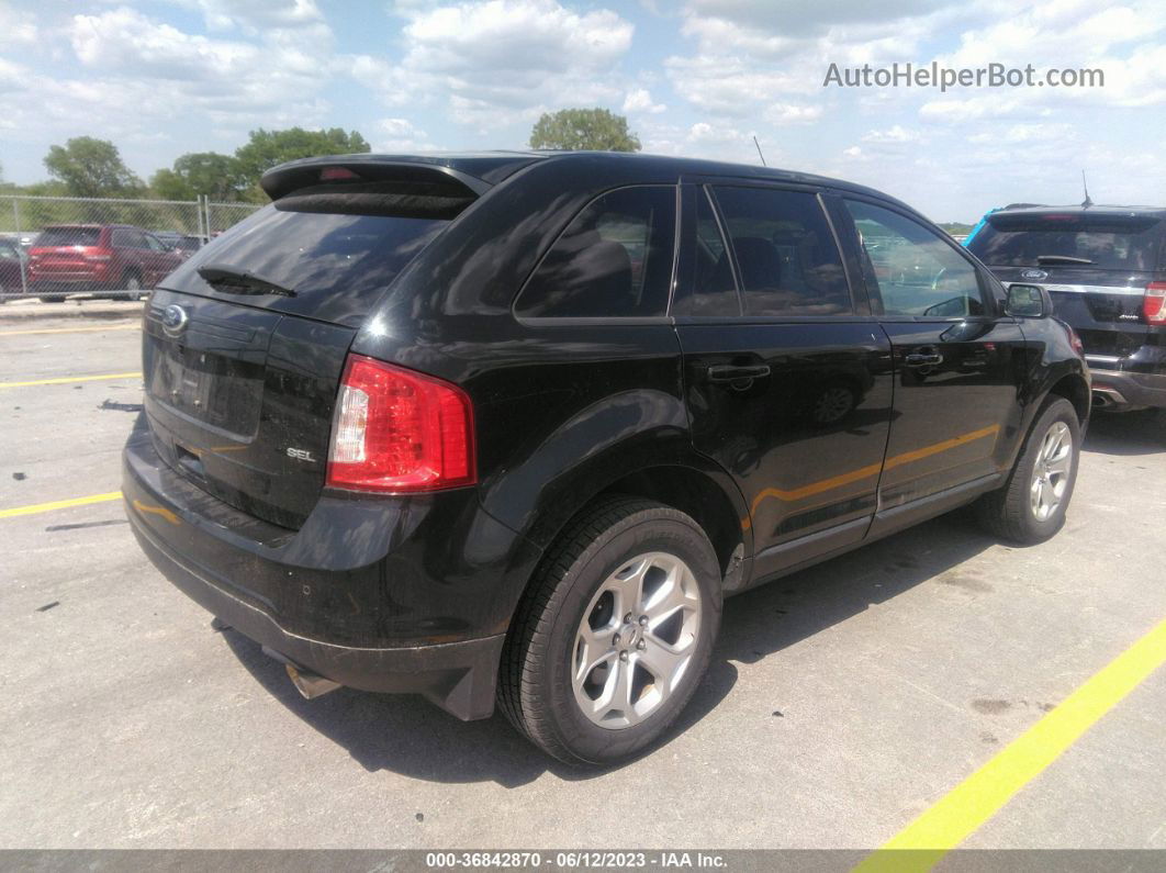 2014 Ford Edge Sel Black vin: 2FMDK3JC1EBA24315