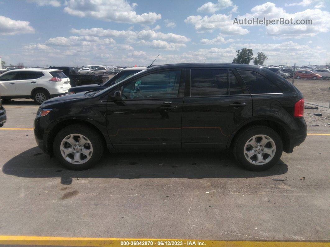 2014 Ford Edge Sel Black vin: 2FMDK3JC1EBA24315