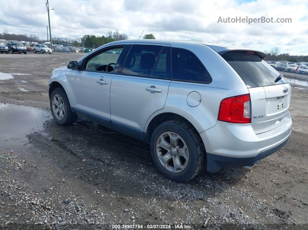 2014 Ford Edge Sel Silver vin: 2FMDK3JC1EBA88726