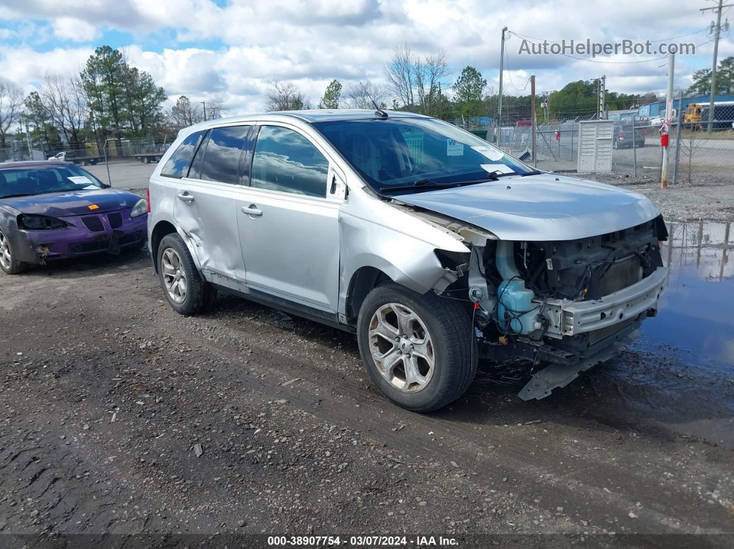 2014 Ford Edge Sel Silver vin: 2FMDK3JC1EBA88726