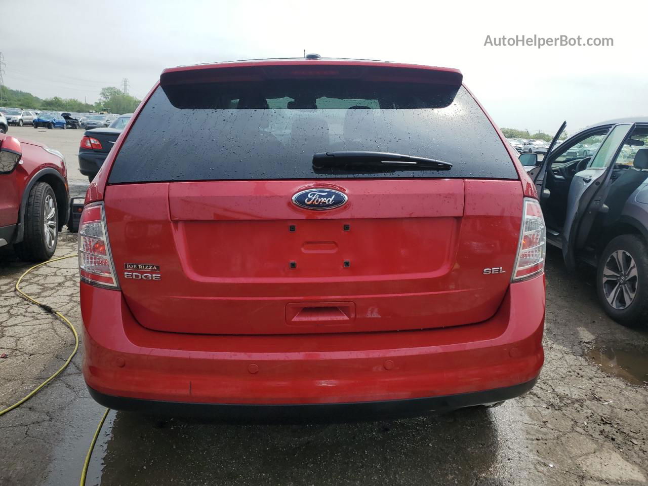 2010 Ford Edge Sel Red vin: 2FMDK3JC2ABA61853