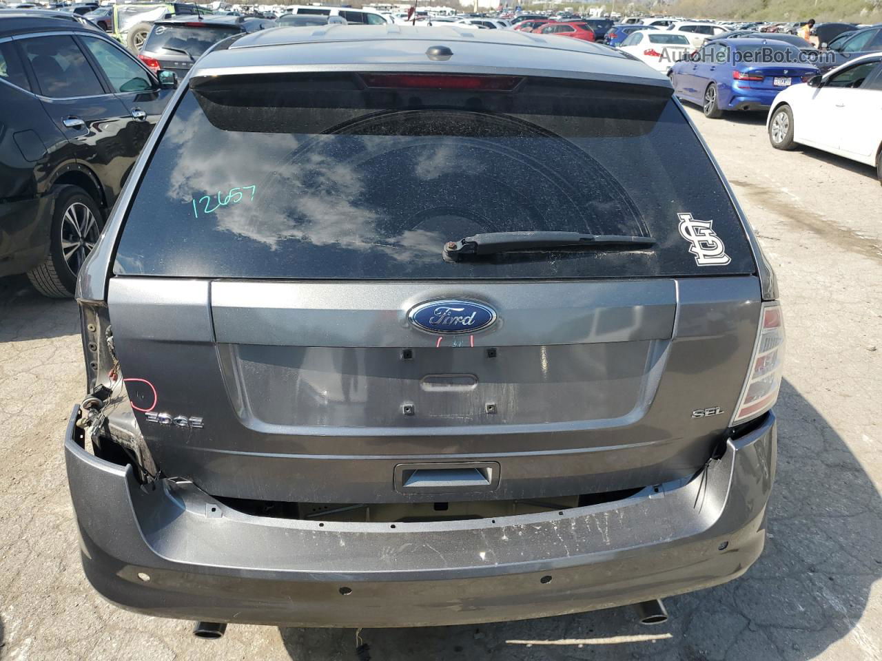 2010 Ford Edge Sel Gray vin: 2FMDK3JC2ABA65613